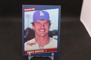 Greg Brock #296 1986 Donruss  Los Angeles Dodgers - Picture 1 of 2