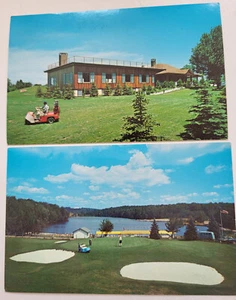 PR VTG 1960 TEILE GROSSINGER'S GROSSINGER NY GOLFPLATZ AM SEE NEUES CLUBHAUS - Bild 1 von 2