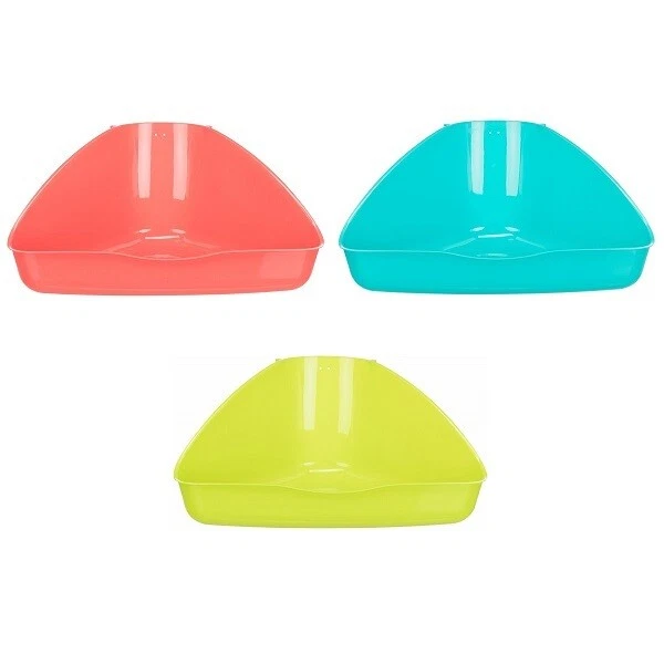 Trixie Corner Toilet Small Animal Plastic Litter Tray - Rabbit Guinea Pig Ferret - Image 1 of 4
