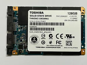 Toshiba THNSNC128GMMJ 1.8" 128GB Micro SATA SSD 3Gb/s MLC SSD For SONY HP Laptop - Picture 1 of 3