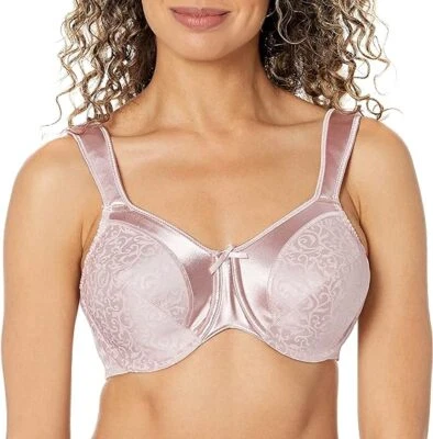 Sujetador minimizador de figura completa con calzado satinado Bali 3562 palo de rosa talla 34DD/DDD, 36C, 38C, 40C Foto 1 de 4