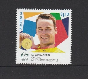 AUSTRALIA 2021 - OLYMPIC GOLD Medal Men's CYCLING BMX Freestyle single stamp MNH - Picture 1 of 1