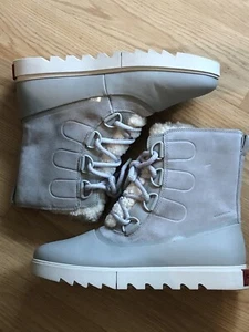 SOREL Womens Winter Boots Gray Size 12 - Picture 1 of 6