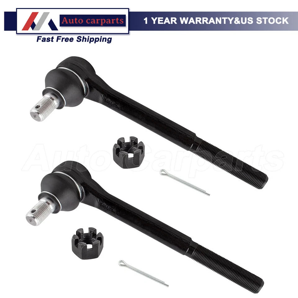 2X Varillas de amarre externas delanteras para Chevrolet C10 C20 C30 G10 G20 G30 P10 P20 ES409 Foto 1 de 4