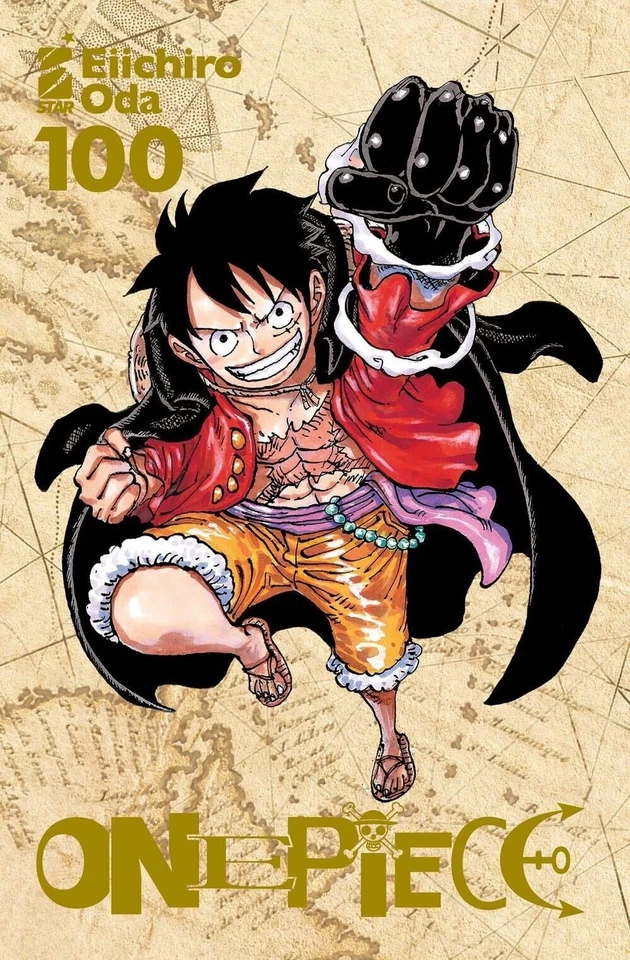 One Piece. Celebration Edition con Poster e Gadget Vol. 100 di Eiichiro Oda (2022, Copertina Flessibile)