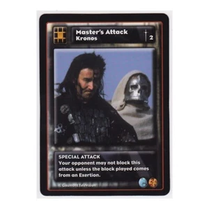Kronos MASTER'S ATTACK Highlander CCG TCG 1st Edition Four Horsemen - Picture 1 of 1