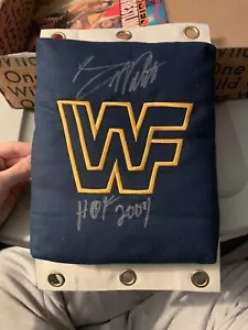 Greg Valentine W/proof Signed 80's WWF Turnbuckle Pad Autographed The Hammer - Picture 1 of 5