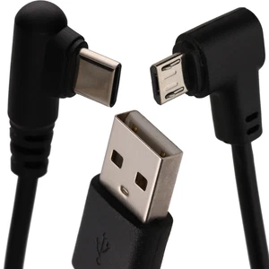 Prostokątna ładowarka do telefonu / gier USB szybkie ładowanie typ C lub kabel mikro 22AWG - Zdjęcie 1 z 14