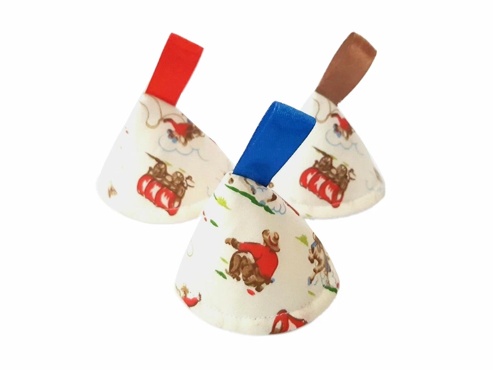 Cath Kidston Cowboy & Western, Pee Pee Teepee x3 Wee Cone / Boy Baby Shower Gift