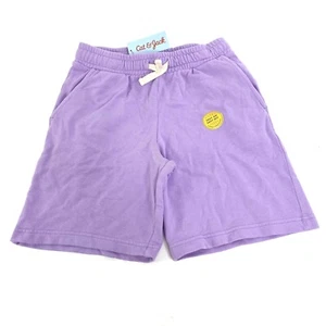 Cat & Jack Girls Size L Sweatshorts Drawstring Pockets Light Purple - Picture 1 of 9