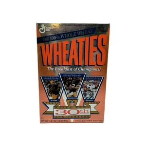Vintage Wheaties Super Bowl 30th Anniversary Cereal Box Collector's Edition NFL - Bild 1 von 7