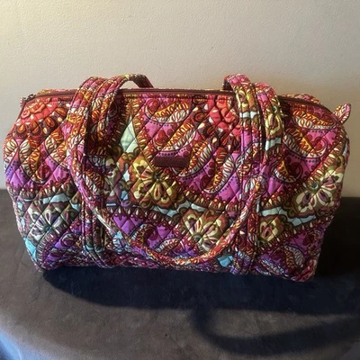 Bolso de viaje Vera Bradley para llevar/pasar la noche Resort con correas para el hombro NUEVO Foto 1 de 4