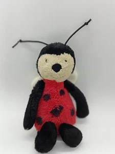 Edredón gorro de felpa juguete suave Jellycat Bashful Ladybird 8" 2864 - Imagen 1 de 6