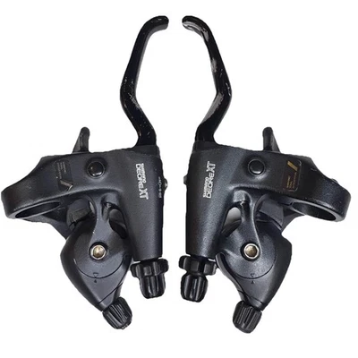 Vintage Shimano Deore XT ST-M095 3x7 Trigger Shifter/Brake Lever Set - Image 1 of 4