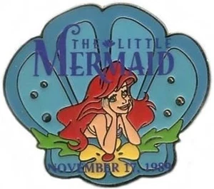 OLD HTF Disney pin Countdown to the Millennium The Little Mermaid Ariel Shell - Picture 1 of 2
