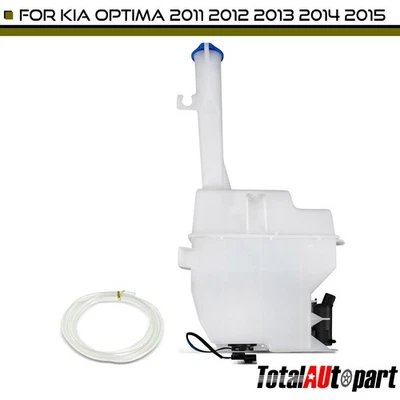 Depósito de lavadora de parabrisas con tapa y bomba y sensor para Kia Optima 2011 2012-2015 Foto 1 de 4