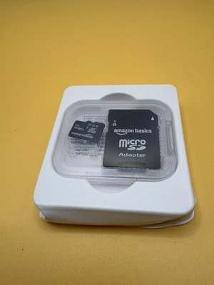 Amazon Basics 128 GB Micro SDXC Memory Card with Full Size Adapter, 100 MB/S, U3 - Image 1 of 2