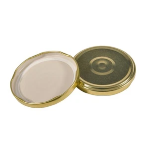 Oputec 50x Tapa roscada TO 82 Gold - Twist Off - Tapa de repuesto para tarros de conserva - Imagen 1 de 5