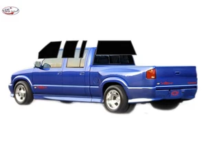 PreCut 2Ply Window Tint Film Kit For 1994-2004 Chevy S10 Crew Cab - Picture 1 of 19
