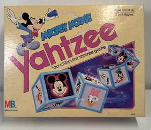 1988 Walt Disney - Mickey Mouse Yahtzee - Milton Bradley Vintage -unvollständig- - Bild 1 von 3