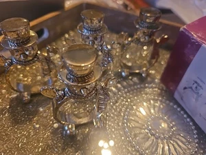 Juego de 4 servilleteros vintage International Silver Company muñecos de nieve - Imagen 1 de 3