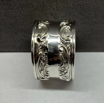 ANILLO SERVILLETERO GORHAM MELROSE PLATA ESTERLINA - Sin Grabado, 1232, 25,4 Gramos Foto 1 de 4