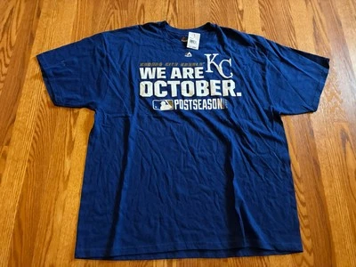 Kansas City Royals Shirt Mens 2XL 2014 World Series MLB Baseball Post Season - Image 1 of 4