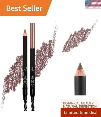 Dual-Ended Brow Pencil & Brush in Auburn - Clean Beauty for Flawless Brows - Image 1 of 4