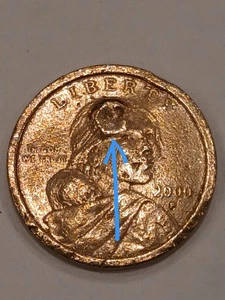 2000p Sacagawea One Dollar Error - Picture 1 of 4