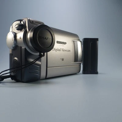 Sharp VL-NZ50 Handheld MiniDV Camcorder Silver Tested - Image 1 of 4