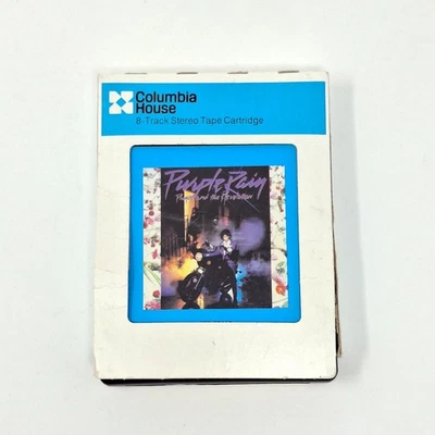 Prince & The Revolution Purple Rain 8 Track Tape 1984 w/Sleeve Untested - Image 1 of 4