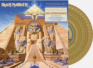 Iron Maiden Powerslave LP Album Vinyl record 40th Anniversary Zoetrope 2024 rock - Picture 1 of 12