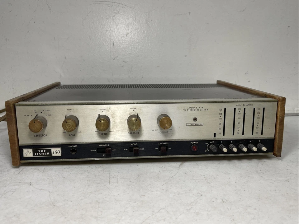 Receptor estéreo FM Fisher 160-T vintage años 60 LEER DESCRIPCIÓN Foto 1 de 4