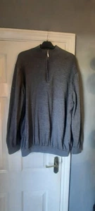 Suéter de Golf GLENMUIR Cuarto Cremallera Repelente al Agua Forrado Merino Peso Pesado 2xl - Imagen 1 de 10