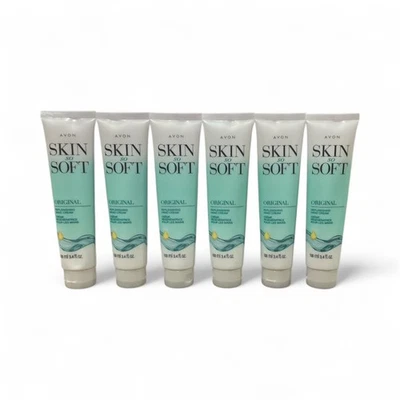 Crema de manos reabastecedora original Avon Skin So Soft 100 ml/3,4 oz (paquete de 6) Foto 1 de 3