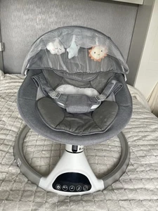 Baby Swing electric Infant Cradle Bouncer Rocker Chair Music Remote - Picture 1 of 6