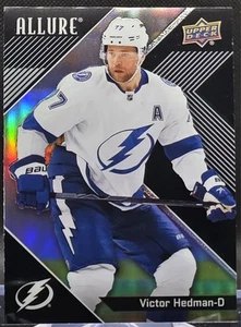 2024-25 Upper Deck Allure Victor Hedman #21 Black Rainbow Tampa Bay Lightning - Picture 1 of 2