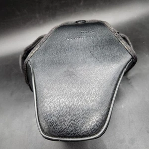Canon T70 Semi-Hard 35mm Camera Case Black Faux Leather Taiwan Vintage  - Picture 1 of 4