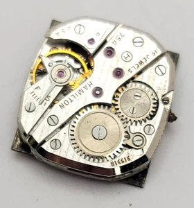 Vintage 19 jewels 754 Hamilton Movement AS IS balance looks good - Picture 1 of 5