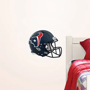 Nuevo Casco Houston Texans Vinilo Fathead Gráficos de Pared 11"" X 9"" Póster Pegatina - Imagen 1 de 1