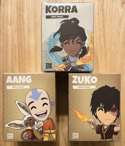YOUTOOZ KORRA, AANG, ZUKO Avatar: Last Airbender Vinyl Figures Cover