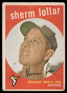 1959 Topps #385 Sherm Lollar PR - Foto 1 di 2