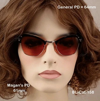 B&L Cat Eye - True Antique 12k Gold Fill Rose Color Sunshades and Case - Image 1 of 4