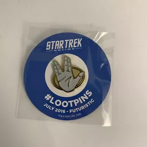 New Loot Crate July 2016 Futuristic Star Trek Spock Vulcan Lapel Enamel Pin FP20 - Picture 1 of 1