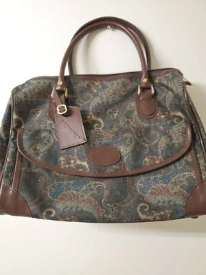 Bolsa de equipaje de mano para mujer Jordache vintage 16"L × 12"H × 7"D (usada) Foto 1 de 4