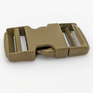 1.5” inch(38mm) Quick Side Release Buckle/Dual-Side Adjust-Coyote Brown- US Made