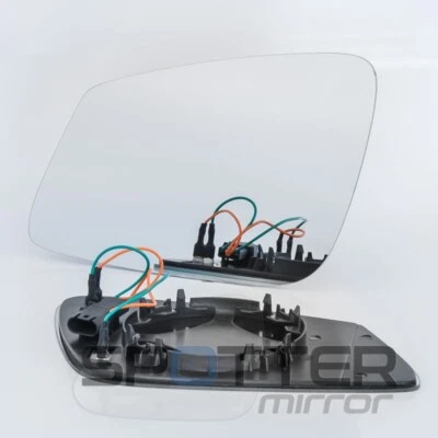 Espejo de cristal para BMW 528 535 550 2010-2016 | Lado izquierdo del conductor | Conector de 4 pines Foto 1 de 4