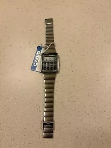 Casio CA506-1 8 Digit Calculator Watch Stopwatch Stainless Steel Band Brand New - Picture 1 of 3