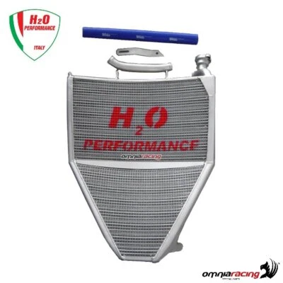 H2O Oversized water radiator + mounting kit for Triumph Daytona 675 2006-2007 - Imagem 1 de 4