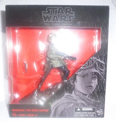 Статуэтка Star Wars The Black Series Sergeant Jyn Erso (Eadu) 6 дюймов как новая в упаковке - Изображение 1 из 4